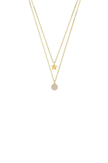 AMOR Kette mit Anhänger für Damen, 925 Sterling Silber, Zirkonia synth. | Stern