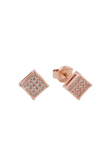 AMOR Ohrstecker für Damen, 925 Sterling Silber, Zirkonia synth.