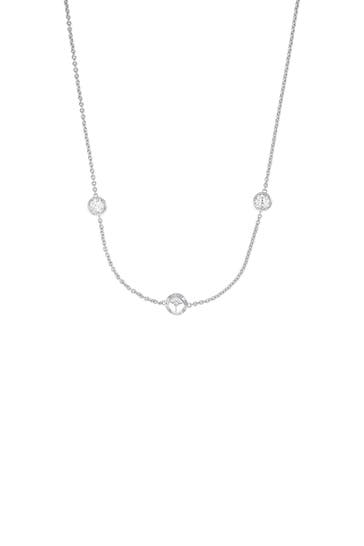 JOOP! Kette für Damen, 925 Sterling Silber, Zirkonia synth. | Kornblume Silber
