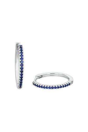 AMOR Creolen für Damen, 925 Sterling Silber, Zirkonia synth.