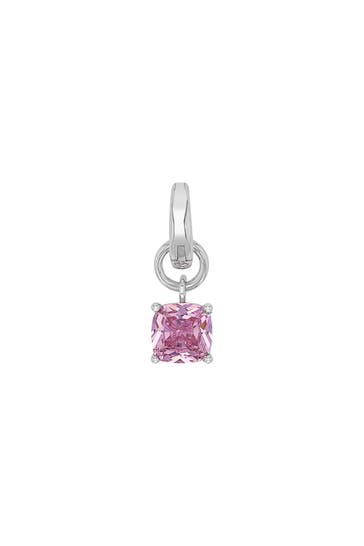 AMOR Charm für Damen, 925 Sterling Silber, Zirkonia synth.