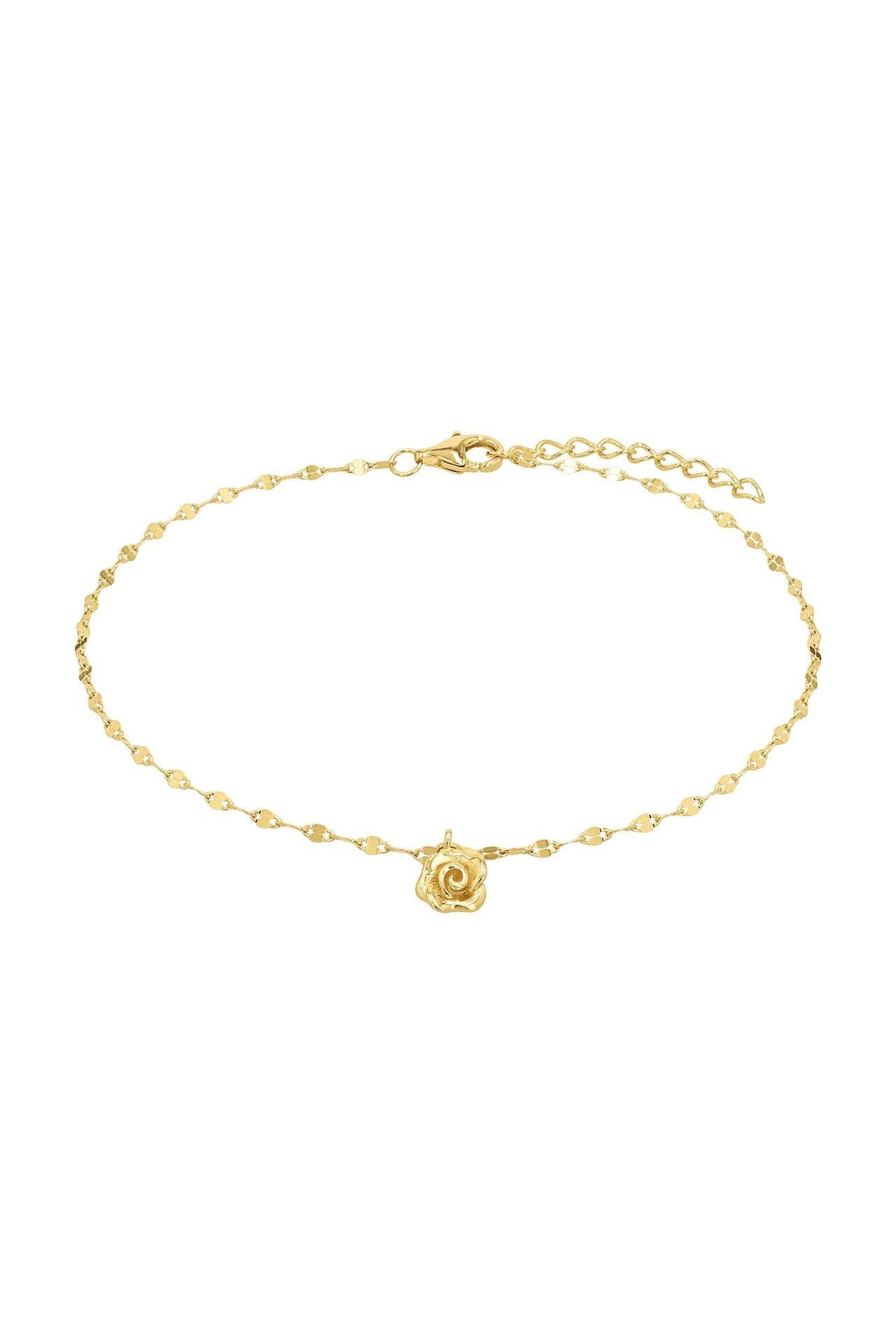AMOR Fußkette für Damen, 925 Sterling Silber | Rose, Bild 1