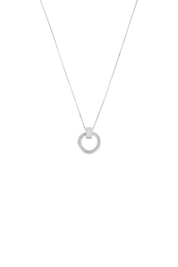 AMOR Kette für Damen, 925 Sterling Silber, Zirkonia synth. Silber