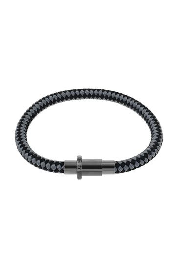 JOOP! Armband für Herren, Edelstahl Schwarz