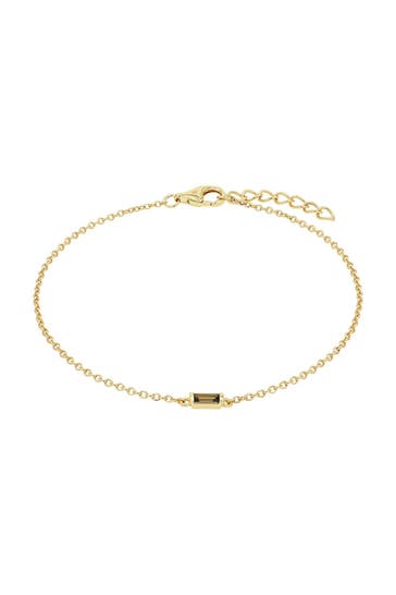 AMOR Armband für Damen, 925 Sterling Silber, Zirkonia Gold