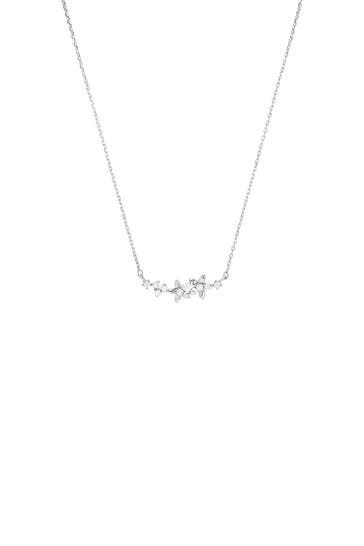 AMOR Kette mit Anhänger für Damen, 925 Sterling Silber, Zirkonia synth. | Blume