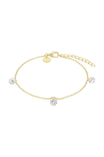 NOELANI Armband für Damen, 925 Sterling Silber, Zirkonia synth. Gold