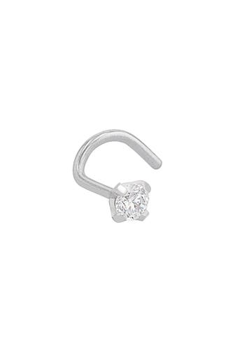 AMOR Nasenpiercing für Damen, 925 Sterling Silber, Zirkonia synth.