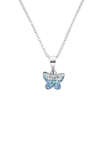 AMOR Kette mit Anhänger für Mädchen, 925 Sterling Silber, Preciosa | Schmetterling