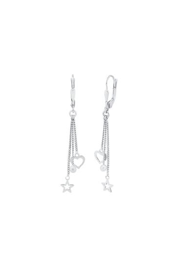 AMOR Ohrhänger für Damen, 925 Sterling Silber