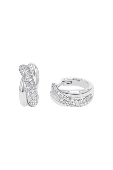 JOOP! Ohrringe für Damen, Silber 925, Zirkonia Silber
