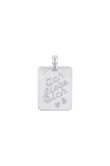 AMOR Motivanhänger für Damen und Herren, Unisex, 925 Sterling Silber | Herz