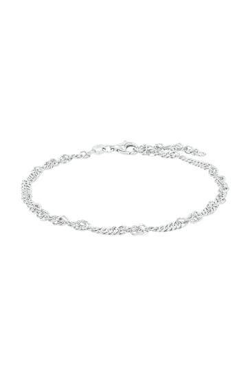 AMOR Fußkette für Damen, 925 Sterling Silber