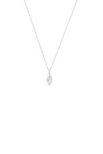AMOR Kette mit Anhänger für Damen, 925 Sterling Silber, Zirkonia synth.