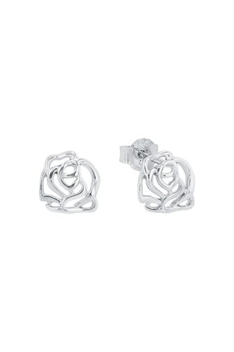 AMOR Ohrstecker für Damen, 925 Sterling Silber | Rose