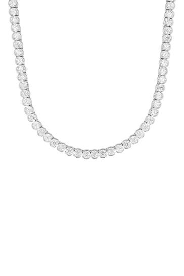 JOOP! Kette für Damen, 925 Sterling Silber, Zirkonia synth. Silber