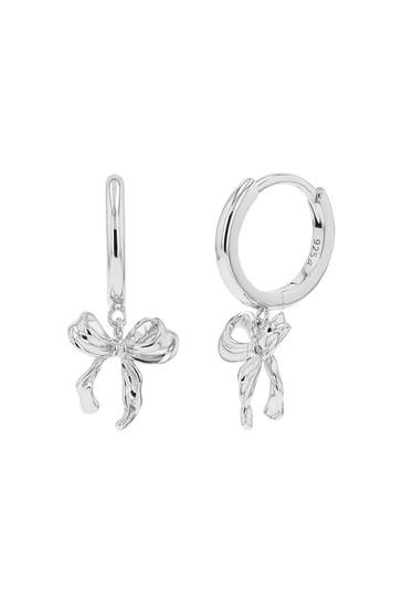 NOELANI Ohrringe für Damen, 925 Sterling Silber | Schleife Silber
