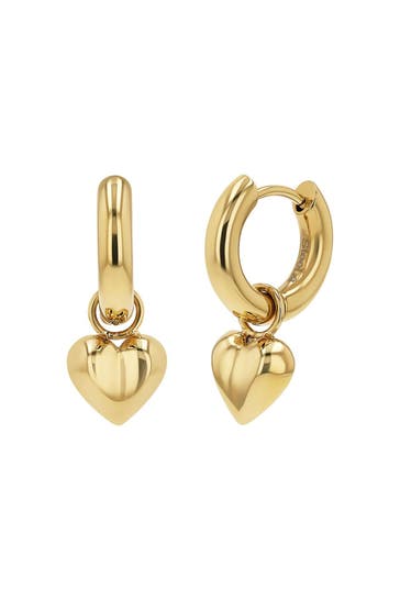 NOELANI Ohrringe für Damen, Edelstahl | Herz Gold