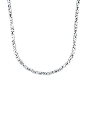 AMOR Kette für Damen und Herren, Unisex, 925 Sterling Silber Silber