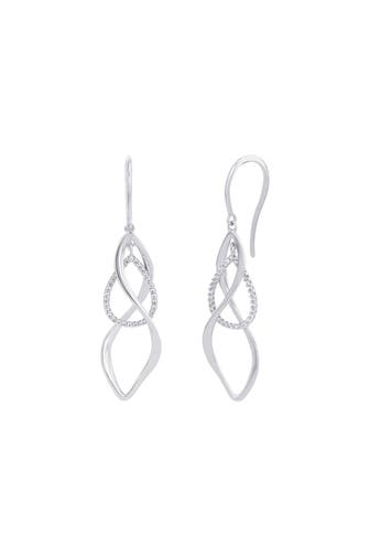 AMOR Ohrringe für Damen, 925 Sterling Silber, Zirkonia synth. Silber