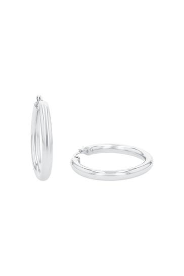 AMOR Ohrringe für Damen, Edelstahl Silber