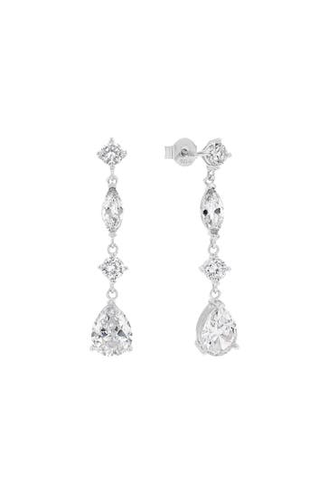 AMOR Ohrhänger für Damen, 925 Sterling Silber, Zirkonia synth.