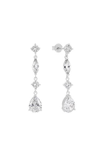 AMOR Ohrhänger für Damen, 925 Sterling Silber, Zirkonia synth.