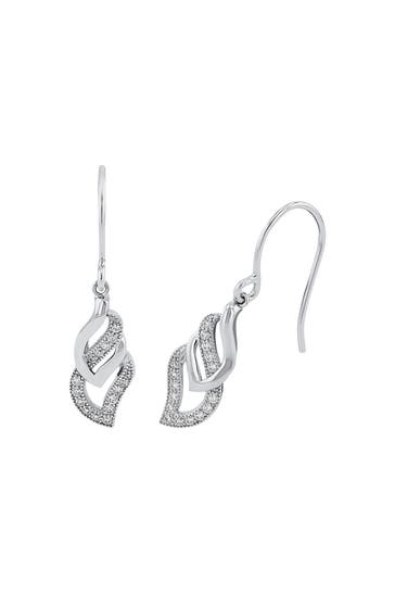 AMOR Ohrringe für Damen, 925 Sterling Silber, Zirkonia synth. Silber