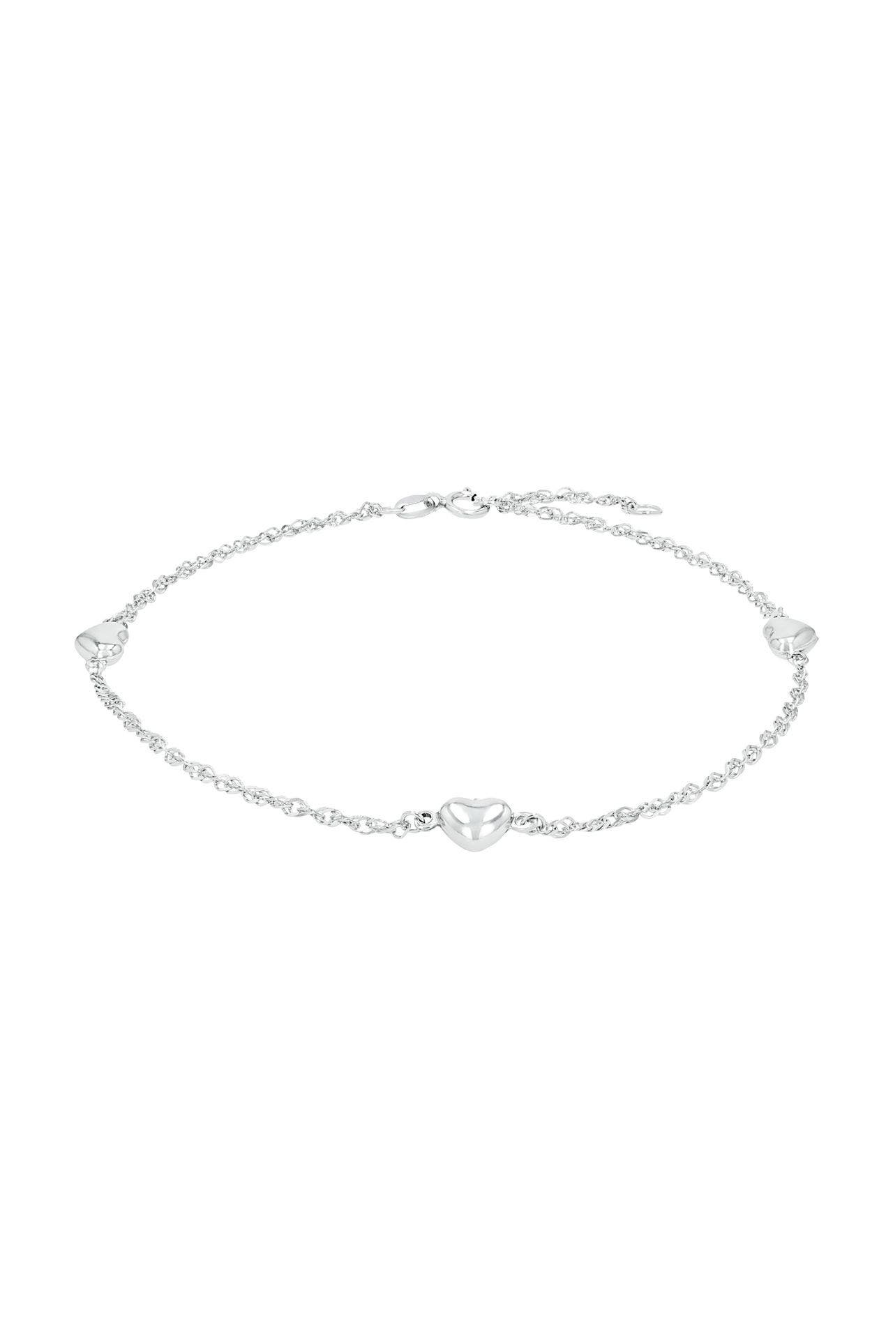 AMOR Fußkette für Damen, 925 Sterling Silber | Herz, Bild 1