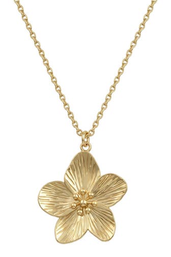 NOELANI Kette mit Anhänger für Damen, Edelstahl | Blume