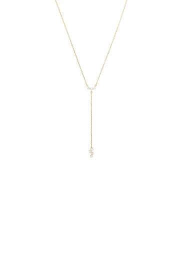 NOELANI Kette für Damen, Silber 925, Zirkonia Gold