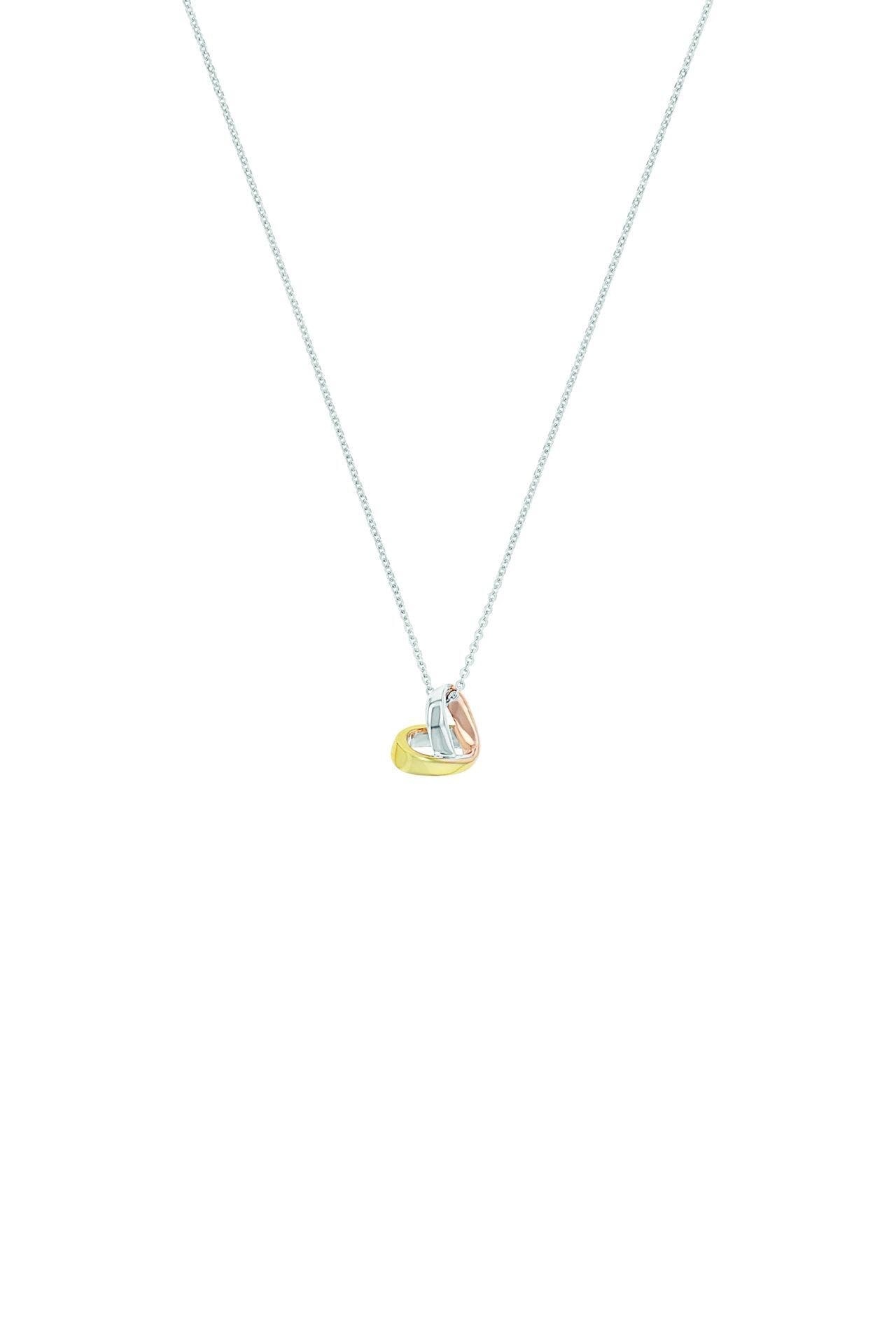 AMOR Kette für Damen, 925 Sterling Silber | Herz Gold, Bild 1