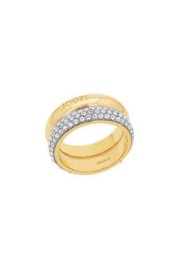 JOOP! Ring für Damen, Edelstahl, Zirkonia synth.