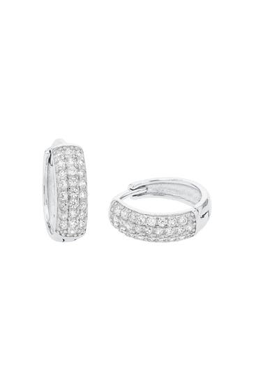 AMOR Ohrringe für Damen, 925 Sterling Silber, Zirkonia synth. Silber