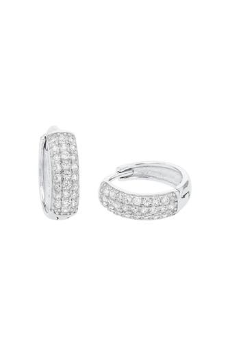 AMOR Ohrringe für Damen, 925 Sterling Silber, Zirkonia synth. Silber