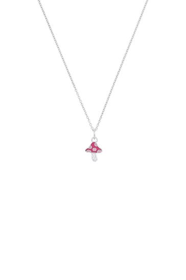PRINZESSIN LILLIFEE Kette mit Anhänger für Mädchen, Silber 925 | Pilz