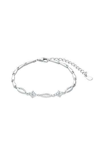 AMOR Armband für Damen, 925 Sterling Silber, Zirkonia synth. Silber