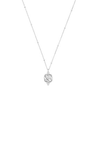 AMOR Kette mit Anhänger für Damen, 925 Sterling Silber, Zirkonia synth.