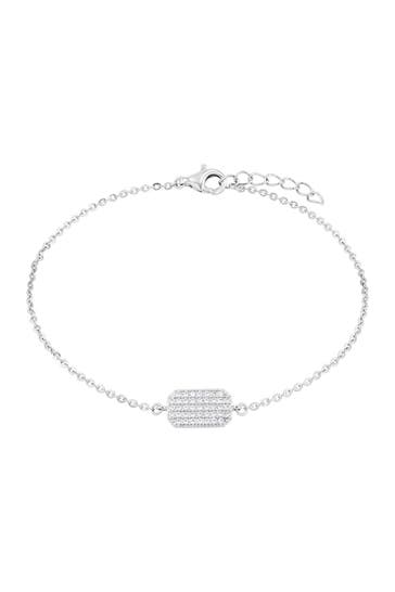 AMOR Armband für Damen, 925 Sterling Silber, Zirkonia synth. Silber