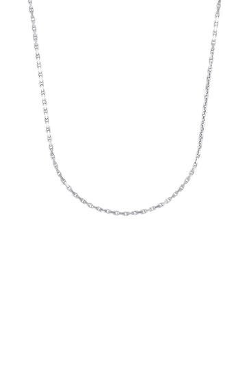 AMOR Kette für Damen und Herren, Unisex, 925 Sterling Silber Silber
