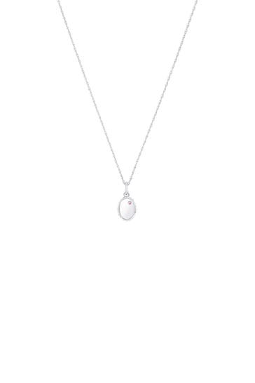 PRINZESSIN LILLIFEE Kette mit Anhänger für Mädchen, 925 Sterling Silber, Zirkonia synth.
