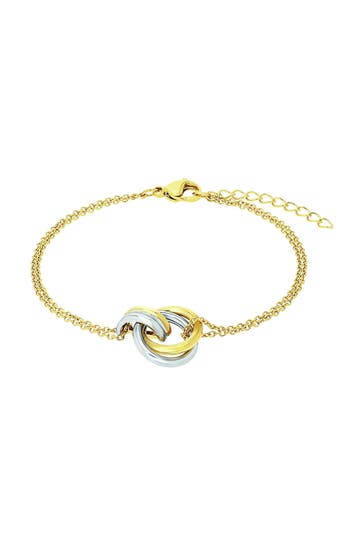AMOR Armband für Damen, Edelstahl Gold