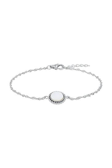 AMOR Armband für Damen, 925 Sterling Silber Weiß