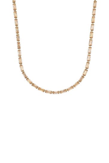 NOELANI Kette für Damen, Edelstahl, Zirkonia synth. Gold