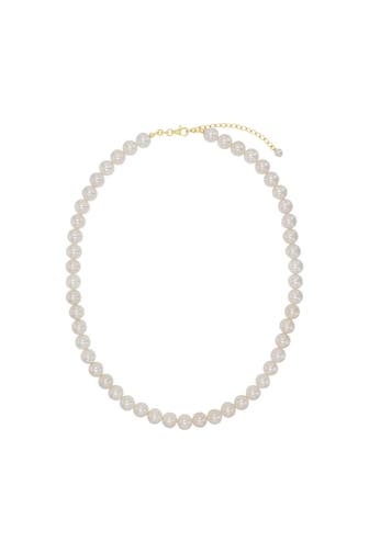 AMOR Kette für Damen, 925 Sterling Silber, Muschelkernperle Weiß