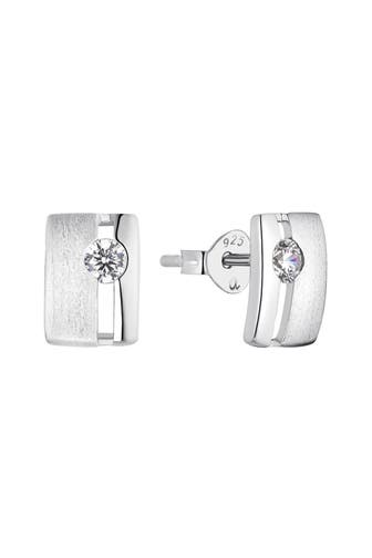 AMOR Ohrstecker für Damen, 925 Sterling Silber, Zirkonia synth.