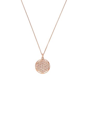 AMOR Kette mit Anhänger für Damen, 925 Sterling Silber, Zirkonia synth.