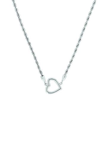 NOELANI Kette für Damen, Edelstahl | Herz Silber