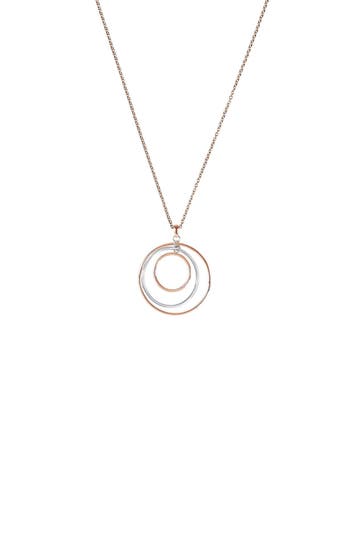 AMOR Kette mit Anhänger für Damen, Edelstahl