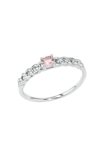 AMOR Ring für Damen, 925 Sterling Silber, Zirkonia synth.